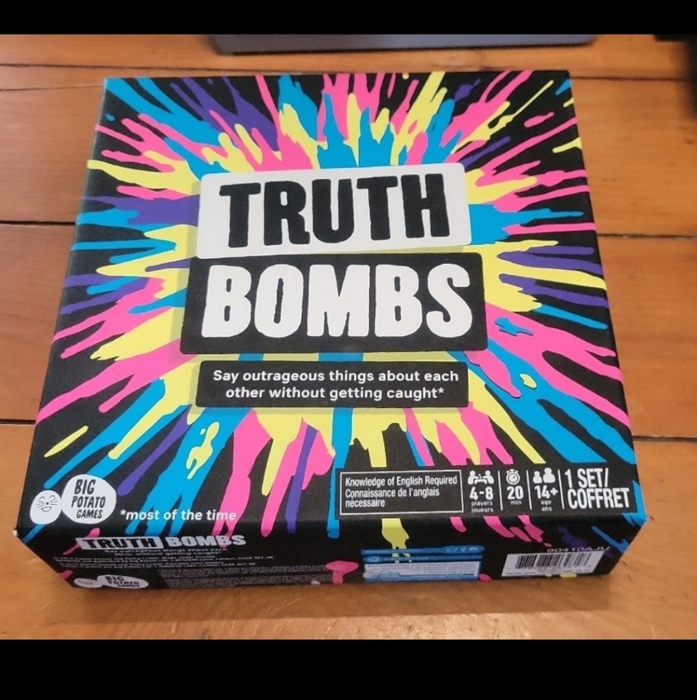 Truth bombs game a party game